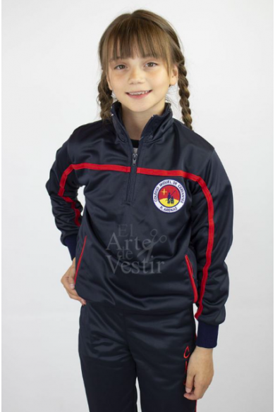 POLERÓN BUZO MUJER AZUL MIGUEL DE CERVANTES