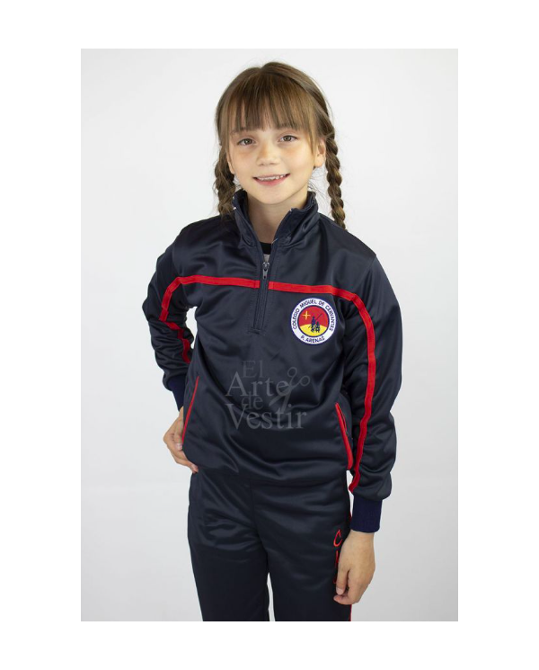 POLERÓN BUZO MUJER AZUL MIGUEL DE CERVANTES