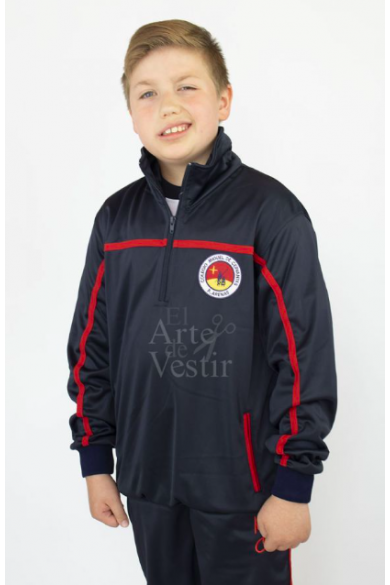 POLERÓN BUZO HOMBRE/UNISEX AZUL MIGUEL DE CERVANTES