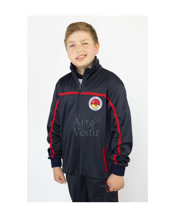 POLERÓN BUZO HOMBRE/UNISEX AZUL MIGUEL DE CERVANTES