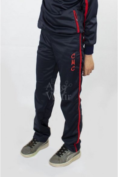 PANTALÓN BUZO M. CERVANTES MUJER AZUL