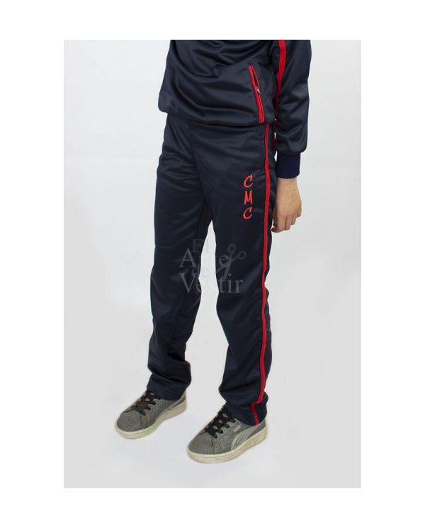 PANTALÓN BUZO MUJER AZUL MIGUEL DE CERVANTES