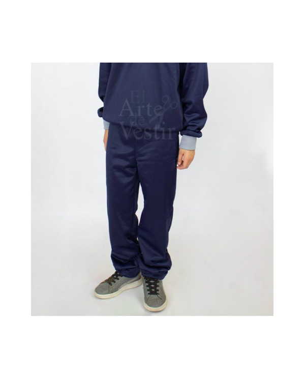 PANTALÓN BUZO MUJER AZUL MILAGROSA