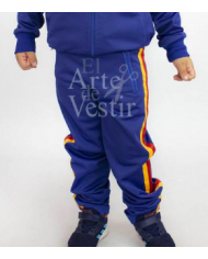 PANTALÓN BUZO MUJER AZULINO PIERRE FAURE