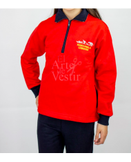 POLERÓN BUZO MUJER ROJO PEDRO PABLO LEMAITRE