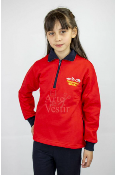 POLERÓN BUZO MUJER ROJO PEDRO PABLO LEMAITRE