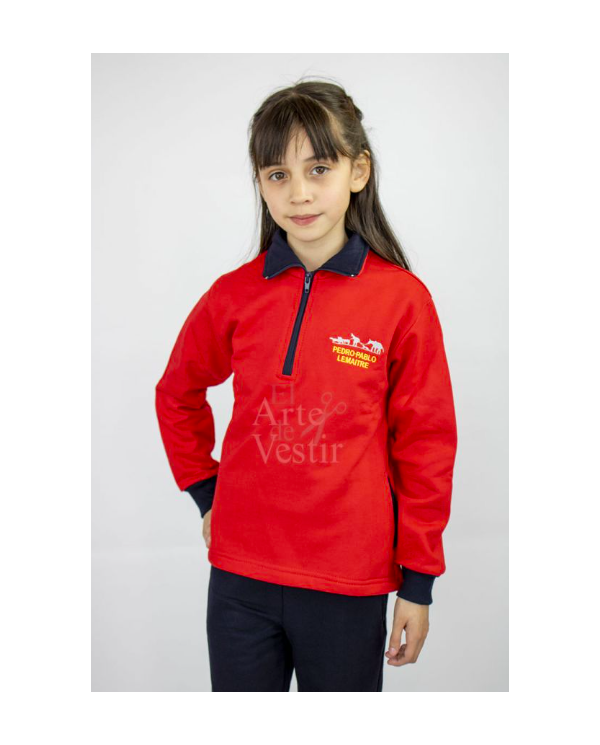 POLERÓN BUZO MUJER ROJO PEDRO PABLO LEMAITRE