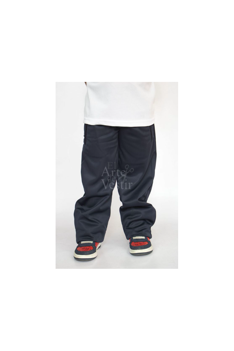 PANTALÓN BUZO HOMBRE/UNISEX AZUL/ROJO PATAGONIA