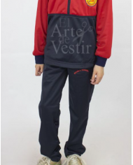 POLERÓN PATAGONIA MUJER AZUL/ROJO