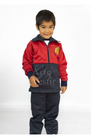 POLERÓN PATAGONIA HOMBRE/UNISEX AZUL/ROJO