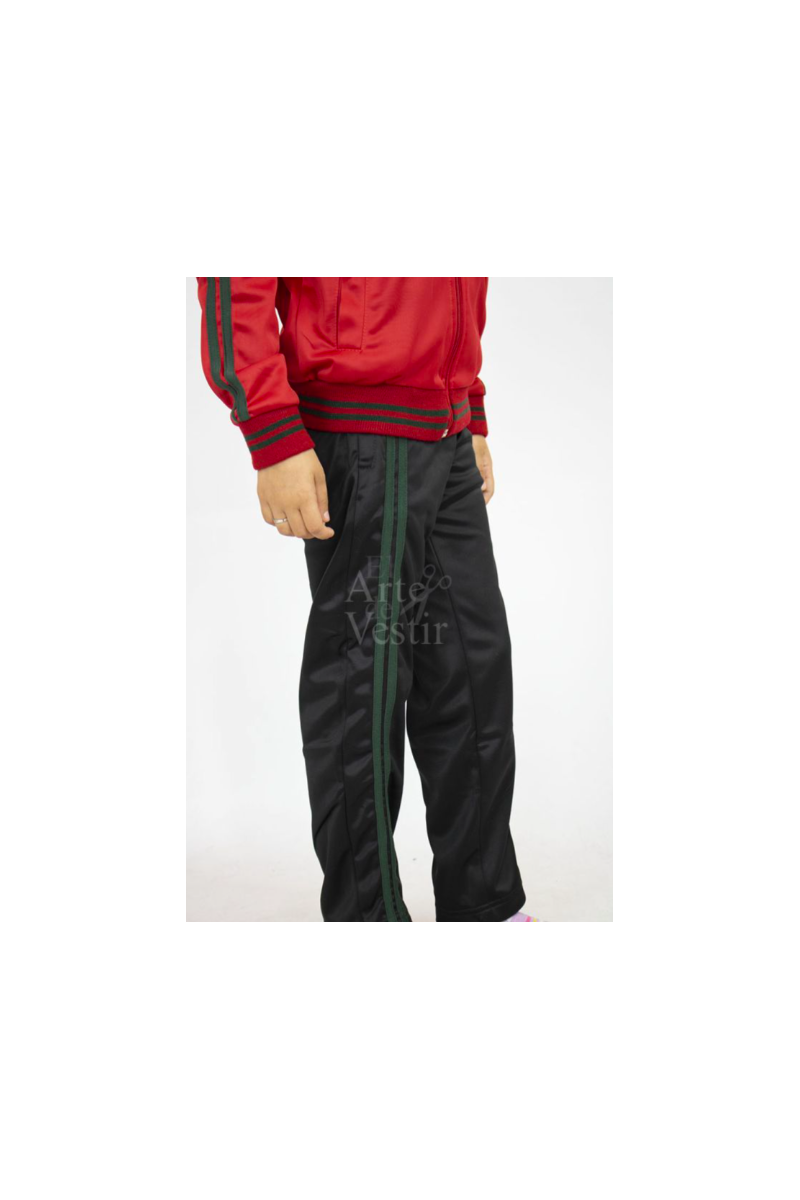 PANTALÓN BUZO MUJER NEGRO PORTUGAL