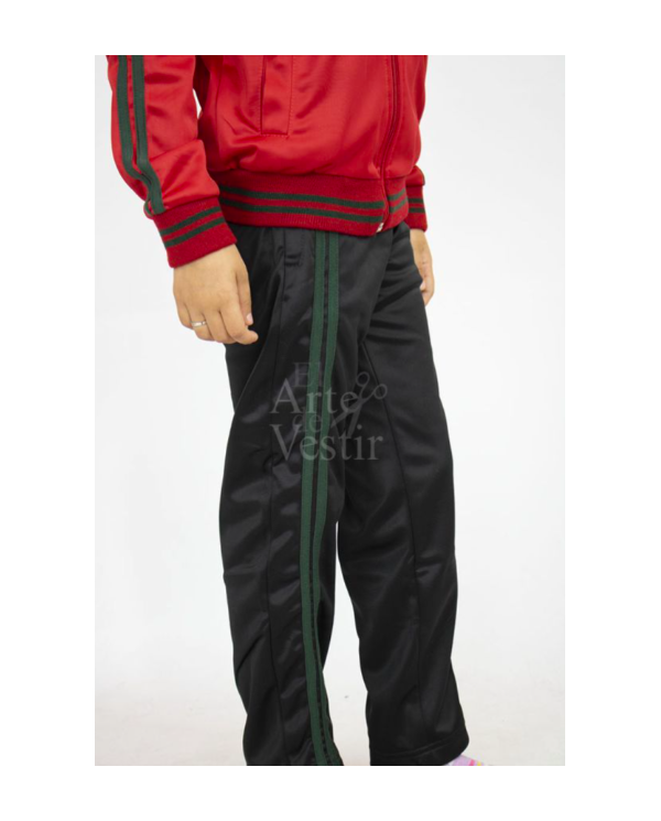 PANTALÓN BUZO MUJER NEGRO PORTUGAL