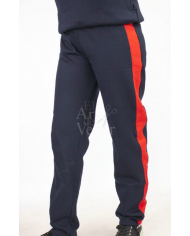 PANTALÓN BUZO SARA BRAUN HOMBRE AZUL/ROJO