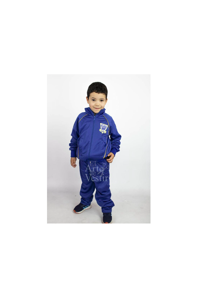 PANTALÓN BUZO UNISEX AZULINO VILLA LAS NIEVES