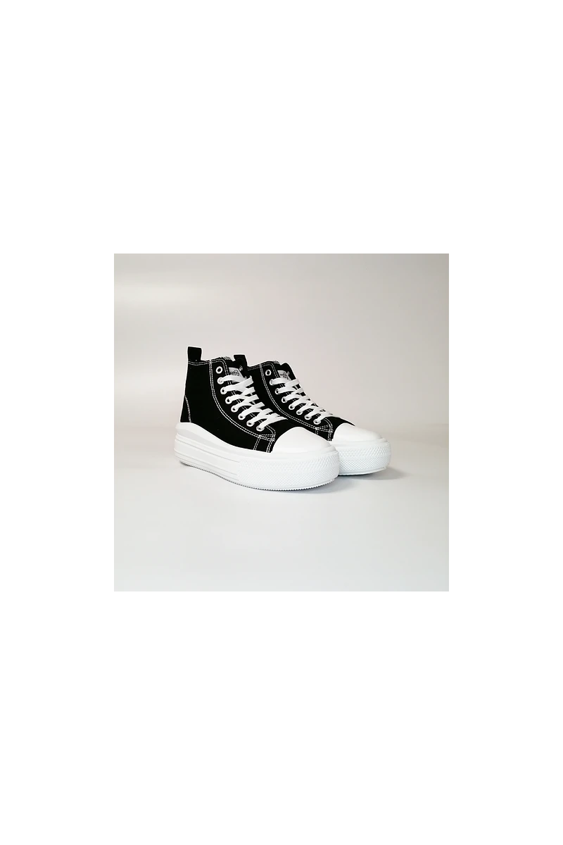 ZAPATILLA MARÍA PIA MUJER FRAN HI NEGRO