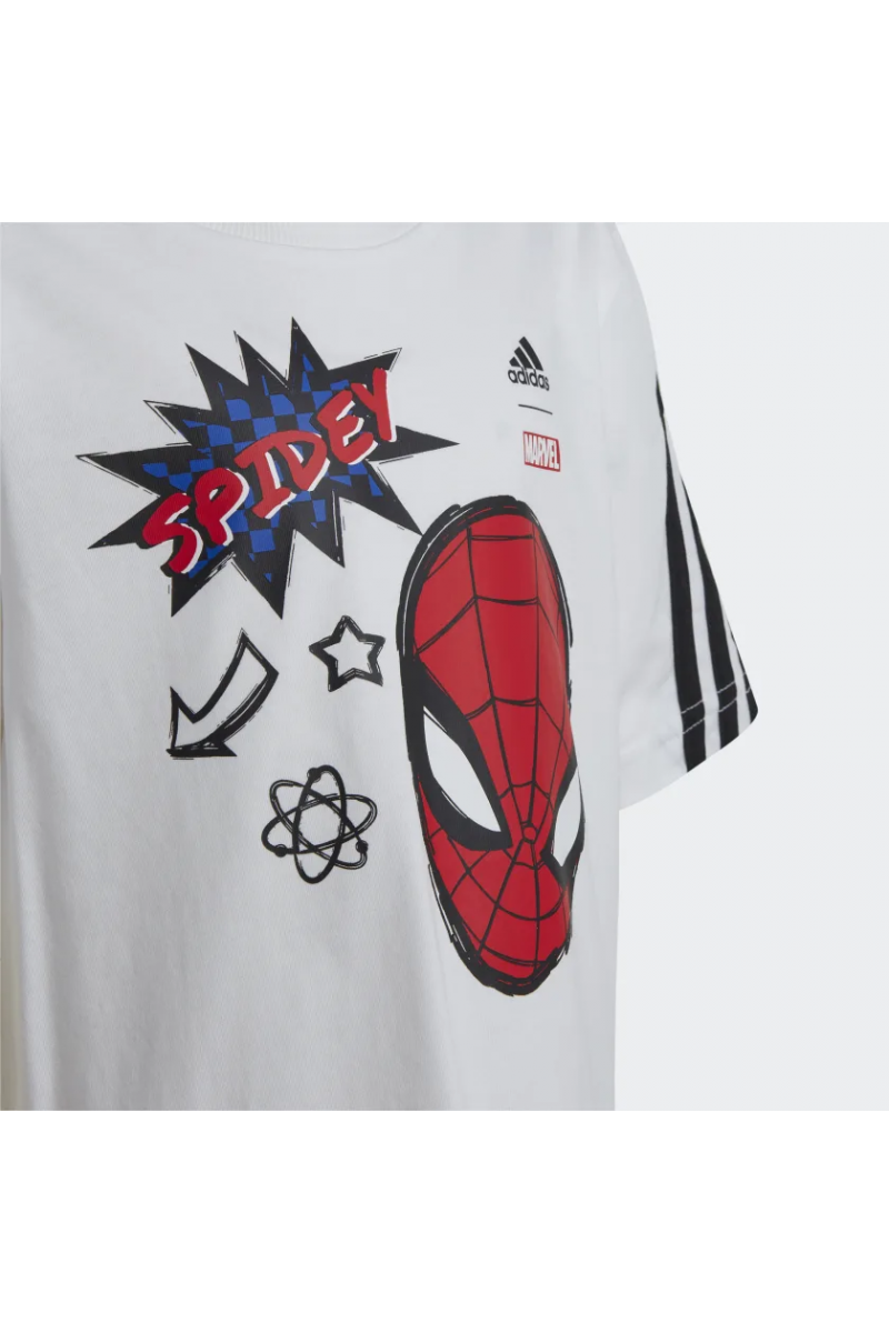 POLERA ADIDAS NIÑO SPIDERMAN BLANCO POLERA ADIDAS NIÑO SPIDERMAN BLANCO