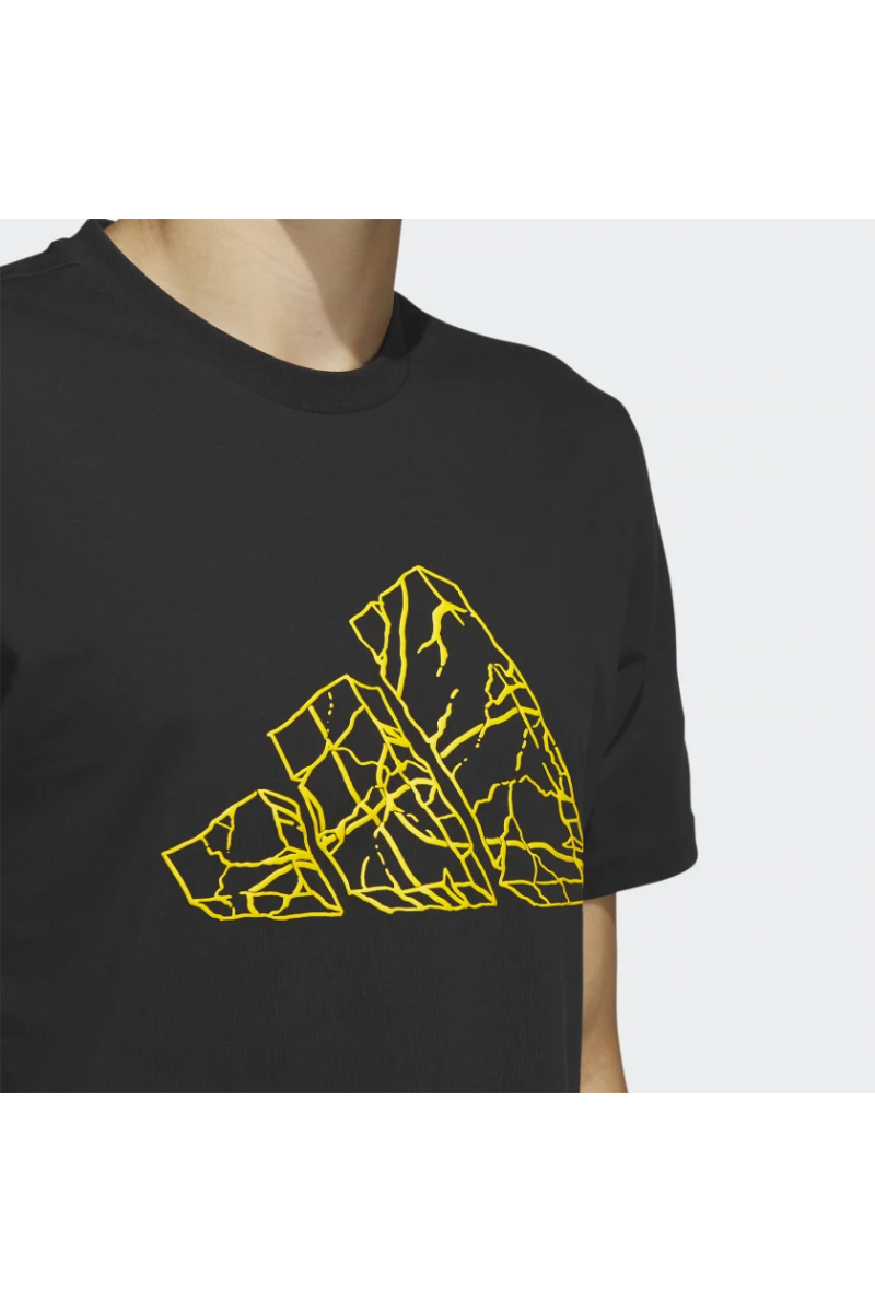 POLERA ADIDAS HOMBRE PASS ROCK BASKETBALL NEGRO