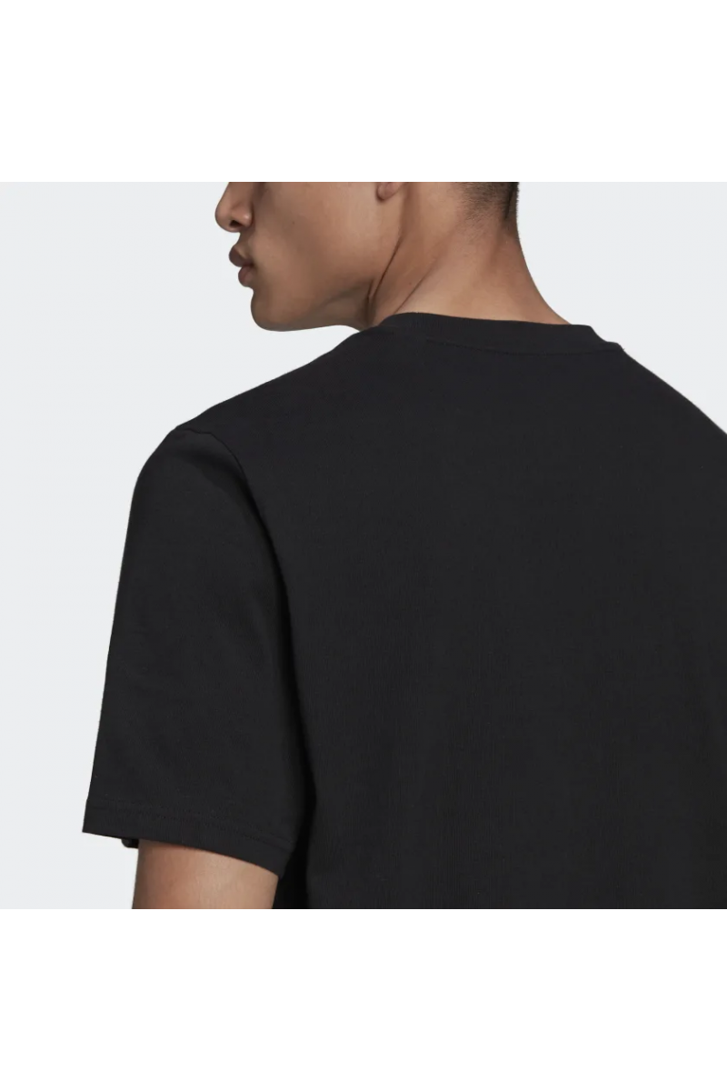 POLERA ADIDAS HOMBRE FUTBOL LOGO NEGRO