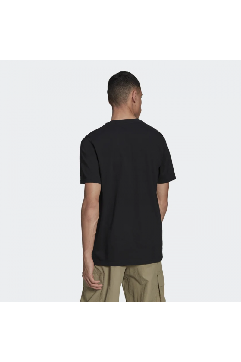 POLERA ADIDAS HOMBRE FUTBOL LOGO NEGRO