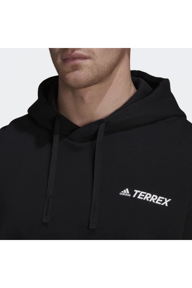 POLERÓN ADIDAS TERREX HOMBRE ESTAMPADO NEGRO POLERÓN ADIDAS TERREX HOMBRE ESTAMPADO NEGRO