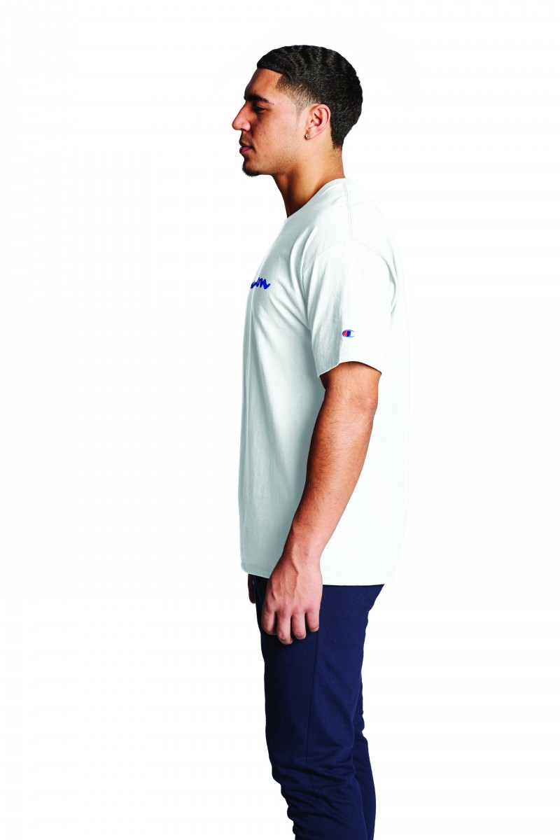 POLERA CHAMPION HOMBRE CLASSIC GRAPHIC BLANCO
