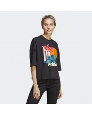 POLERA REEBOK MUJER 1/4 ZIP RUNNING NEGRO