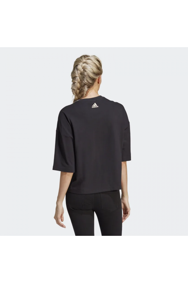 POLERA ADIDAS MUJER ESTAMPADA X FARM RIO NEGRO