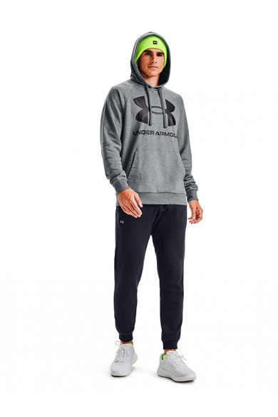 POLERÓN UNDER ARMOUR HOMBRE BIG LOGO GRIS