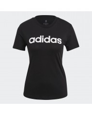 POLERA ADIDAS MUJER SLIM LOGO ROSADO