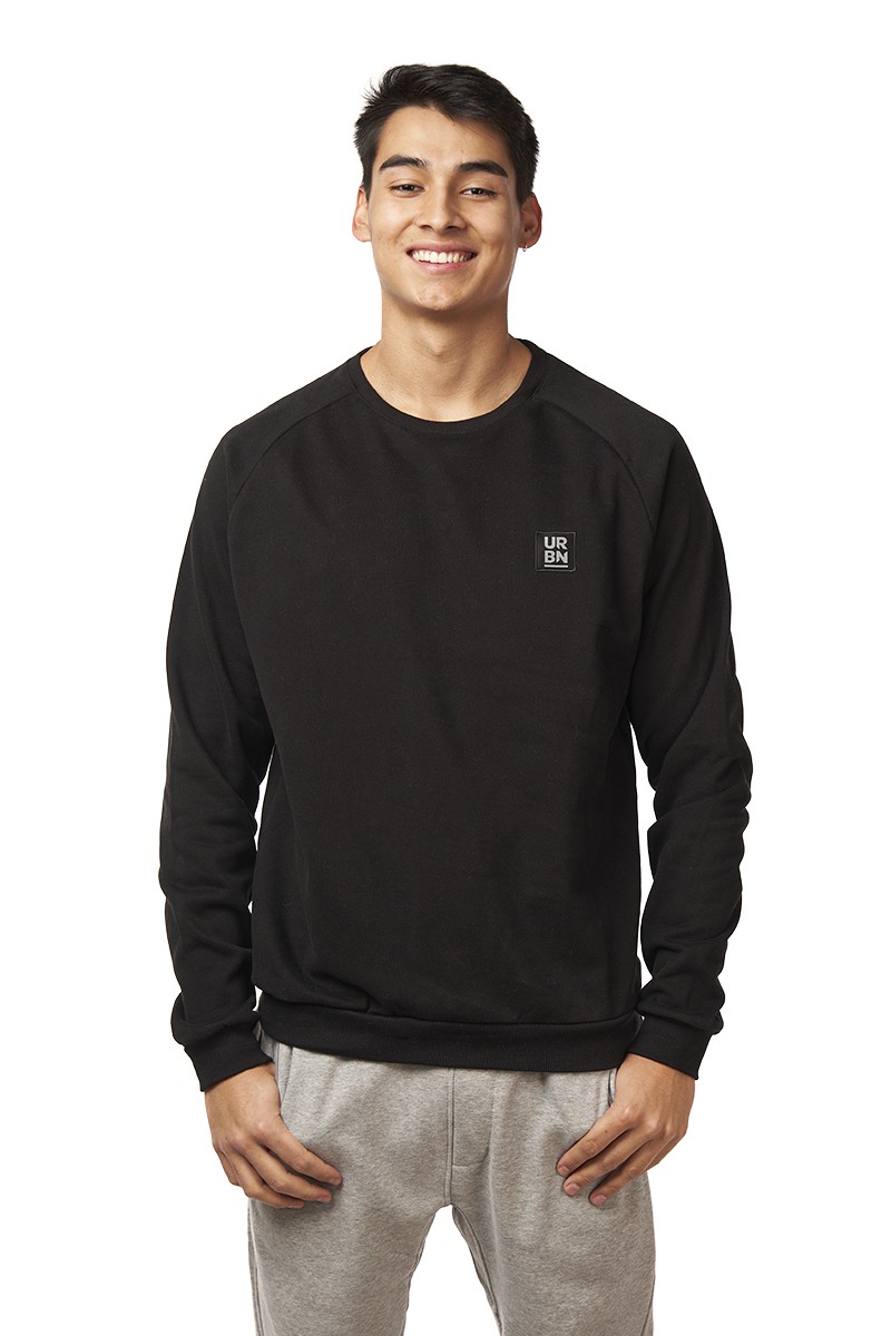 POLERÓN URBN ID HOMBRE MBAPPE CREW NEGRO POLERÓN URBN ID HOMBRE MBAPPE CREW NEGRO