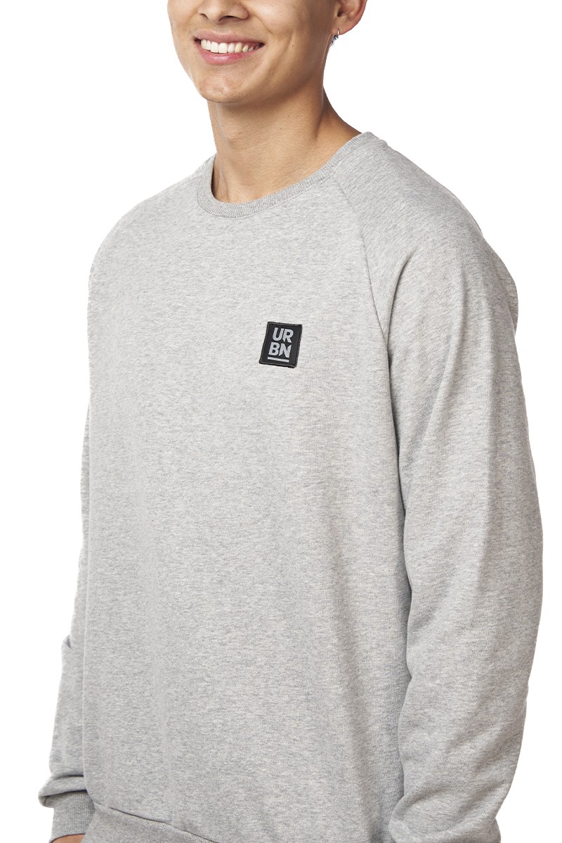 POLERÓN URBN ID HOMBRE MBAPPE CREW GRIS CLARO POLERÓN URBN ID HOMBRE MBAPPE CREW GRIS CLARO