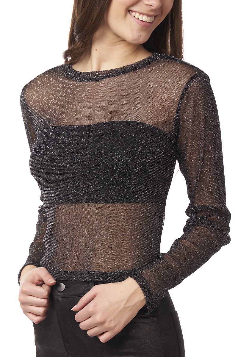 POLERA ARYA MUJER CLARA PLATEADO