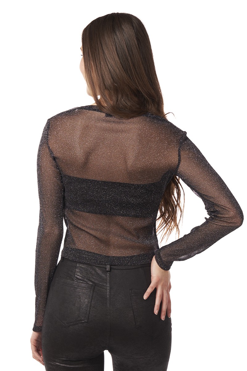 POLERA ARYA MUJER CLARA PLATEADO