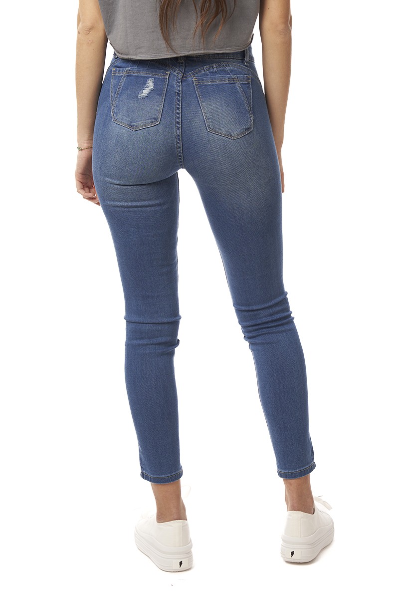 JEANS ARYA MUJER ELISE SKINNY PUSH-UP AZUL