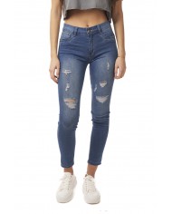 JEANS ARYA MUJER ELISE SKINNY PUSH-UP NEGRO