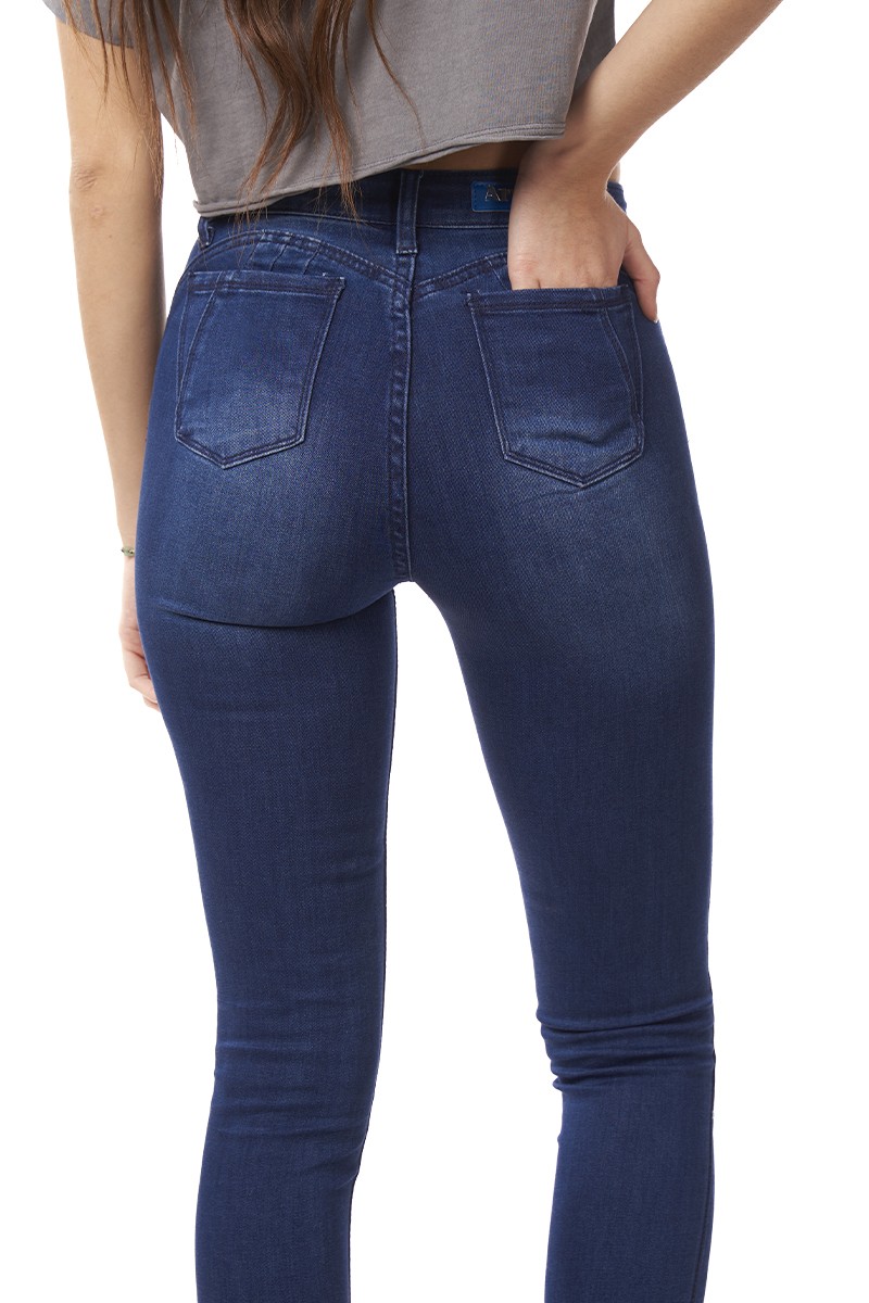 JEANS ARYA MUJER ELISE SKINNY PUSH-UP AZUL OSCURO