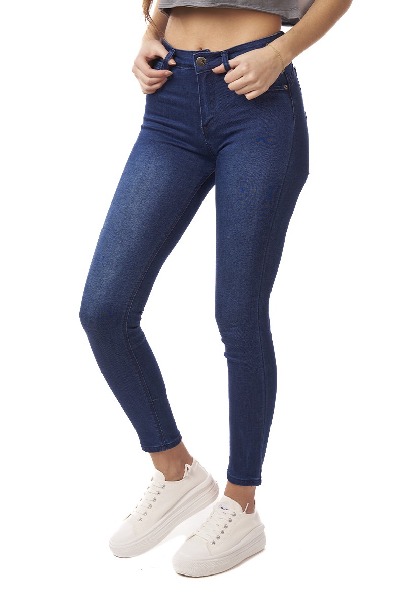 JEANS ARYA MUJER ELISE SKINNY PUSH-UP AZUL OSCURO