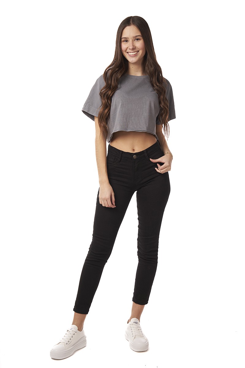 JEANS ARYA MUJER ELISE SKINNY PUSH-UP NEGRO