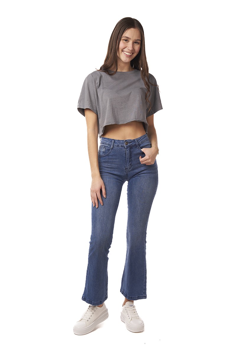 JEANS ARYA MUJER ELENA FLARE AZUL