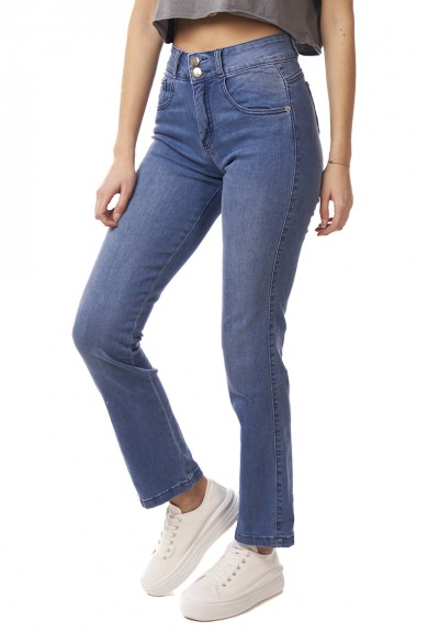 JEANS ARYA MUJER ETEL STRAIGHT AZUL