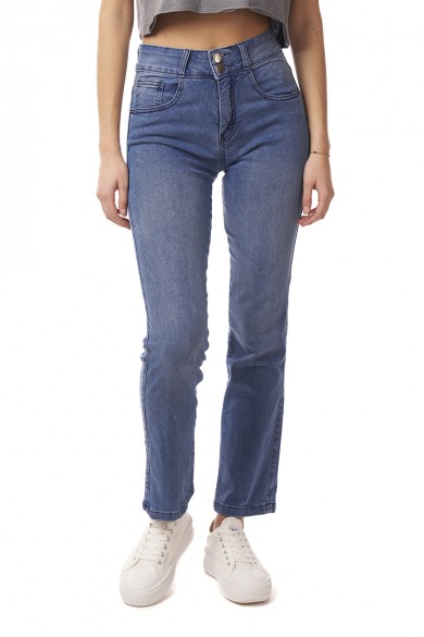 JEANS ARYA MUJER ETEL STRAIGHT AZUL