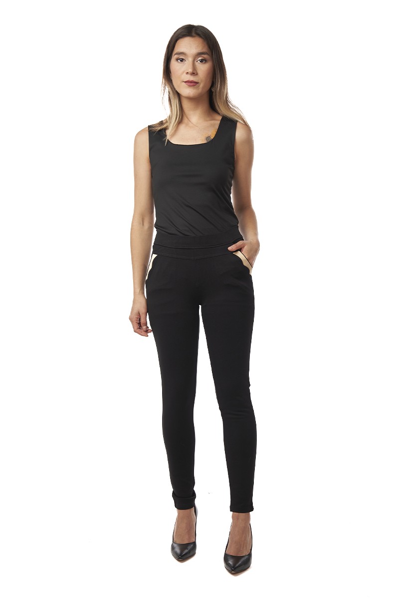 CALZA INNOCENTI MUJER MILA NEGRO