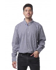 CAMISA MONTESOLA HOMBRE MATEO CUADROS REGULAR AZUL