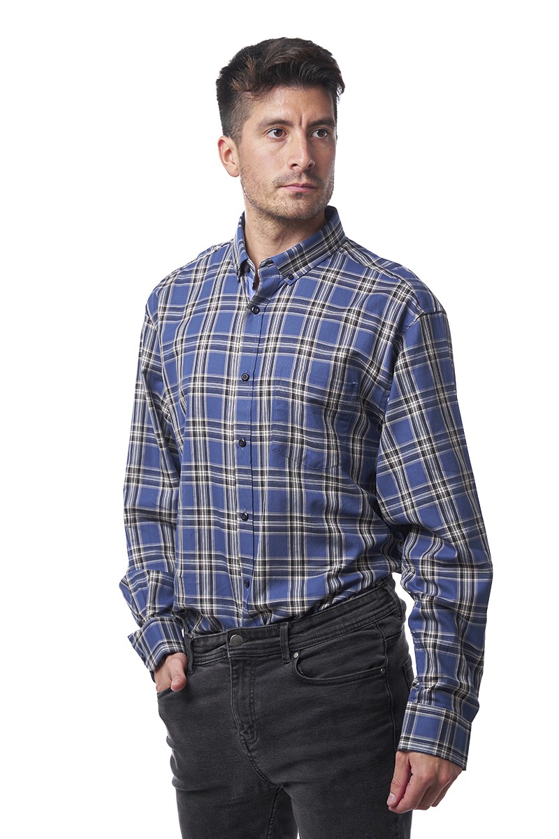CAMISA MONTESOLA HOMBRE ADOLFO REGULAR AZUL