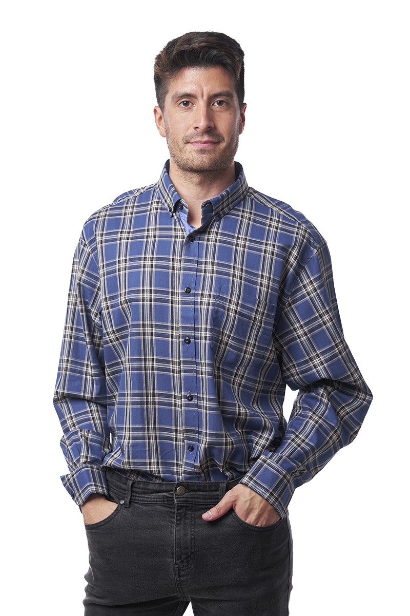 CAMISA MONTESOLA HOMBRE ADOLFO REGULAR AZUL