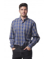 CAMISA MONTESOLA HOMBRE ALEX SLIM FIT AZUL