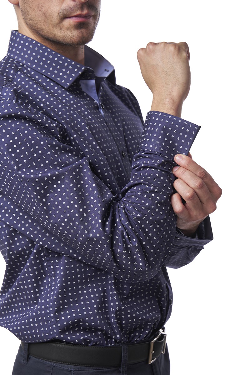 CAMISA MONTESOLA HOMBRE ALEX SLIM FIT AZUL