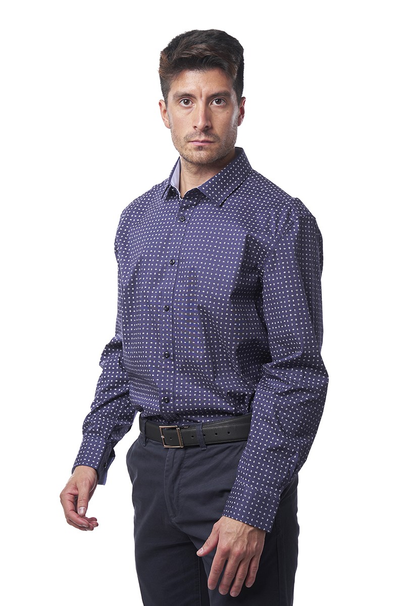 CAMISA MONTESOLA HOMBRE ALEX SLIM FIT AZUL