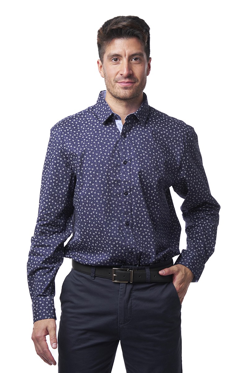 CAMISA MONTESOLA HOMBRE AMIR SLIM FIT AZUL