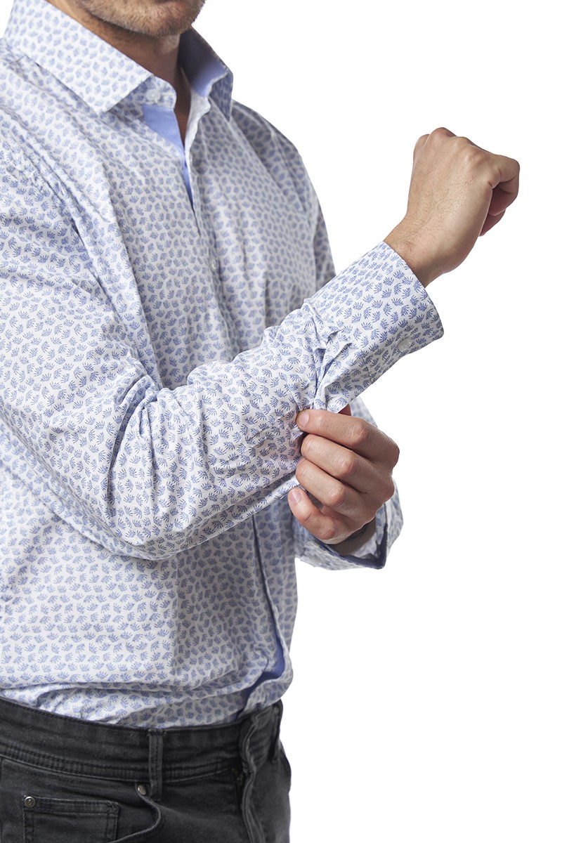 CAMISA MONTESOLA HOMBRE ALFREDO SLIM FIT BLANCO